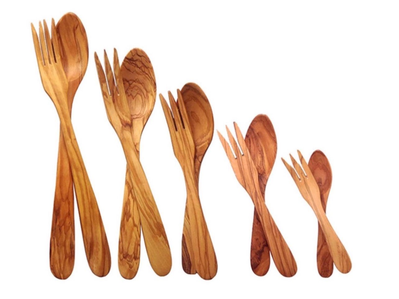 Straight salad server